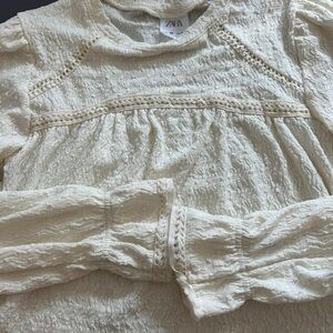 ✨ Zara Girls Textured Blouse Top - Size 10 ✨